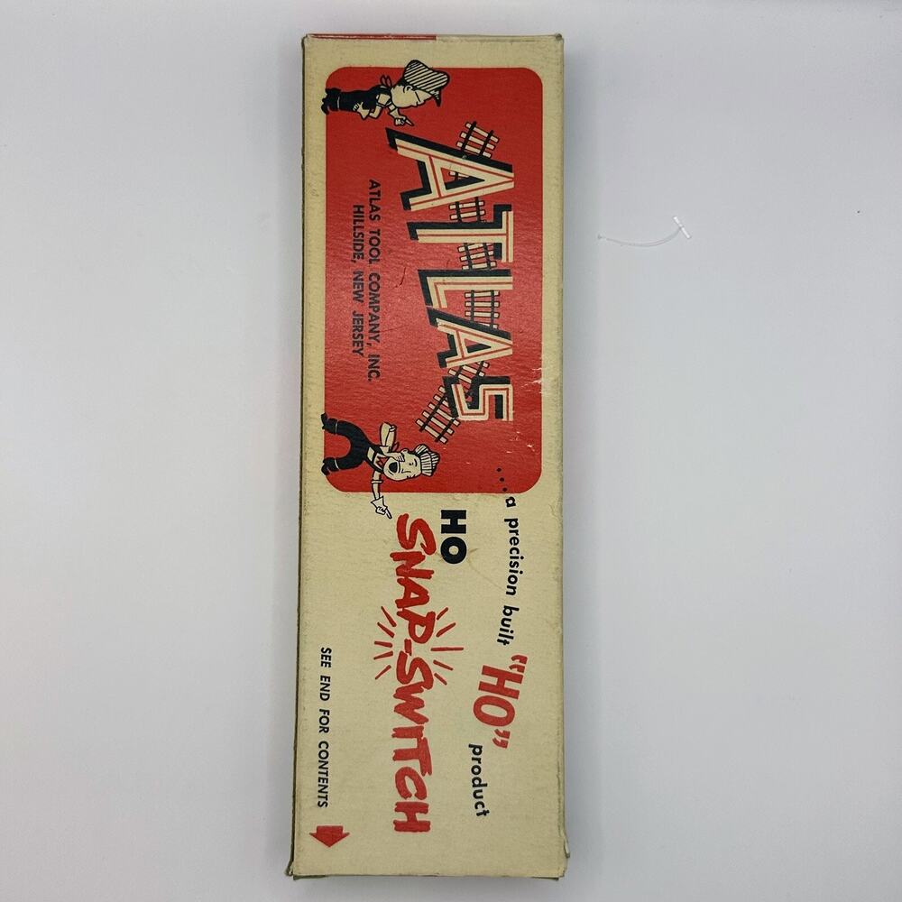 Atlas HO Snap Switch Remote Control Left #50 Vintage Train Track Scale Model